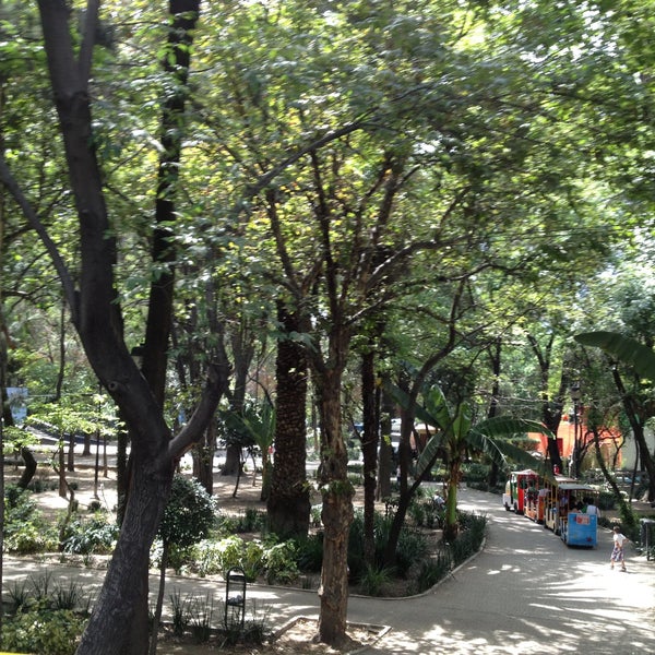 Photo taken at Parque México by CrashOverRide R. on 4/14/2013