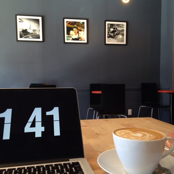 Great place to do work. Free wifi. Gimme! Coffee and Dough donuts.