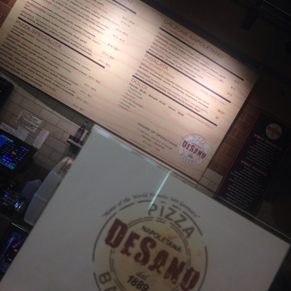 Photo taken at DeSano Pizza Bakery by Lesley E. on 2/28/2015