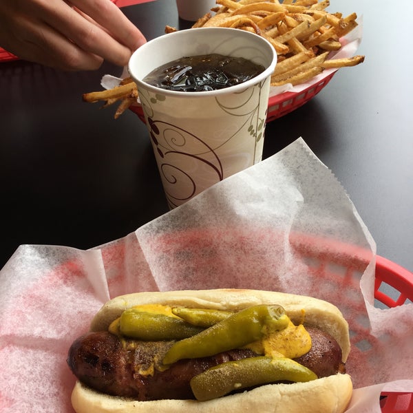 Photo taken at Hot&quot;G&quot;Dog by Ben L. on 9/28/2019
