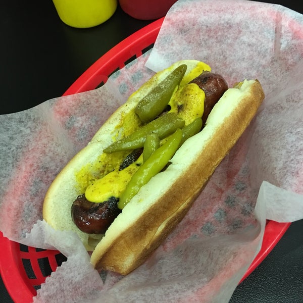 Photo taken at Hot&quot;G&quot;Dog by Ben L. on 2/26/2019