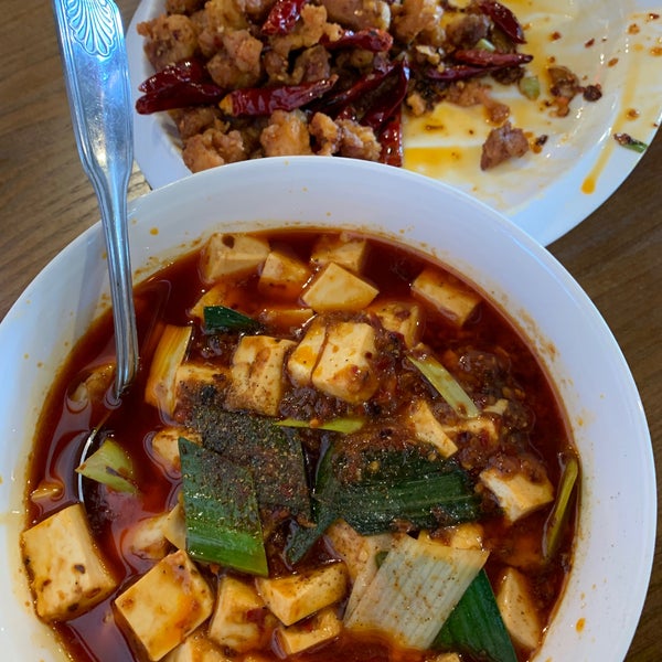 Photo taken at Lao Sze Chuan Restaurant by Ben L. on 10/2/2021