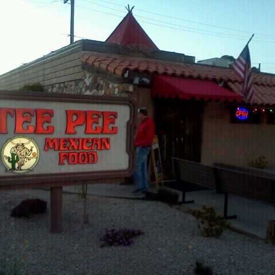 Photo taken at Tee Pee Mexican Food by Andrew D. on 1/14/2013