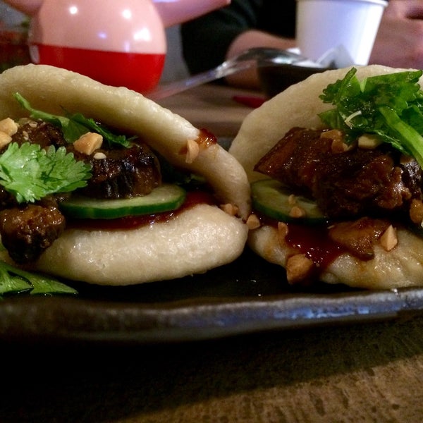 Love this place. Such a rad location, gua bao made with the mangalica pork, friendly staff!