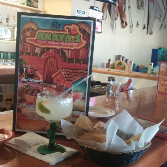 Photo taken at Anaya&#39;s Fresh Mexican Restaurant by Trace W. on 8/1/2014
