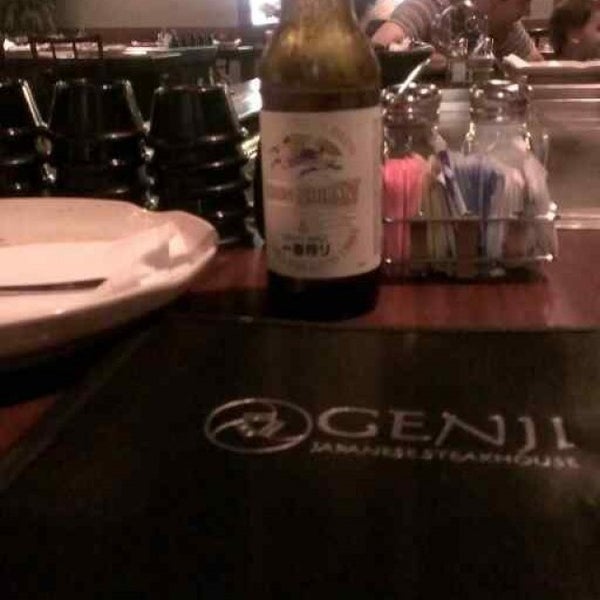 Photo taken at Genji Japanese Steakhouse by Robert M. on 10/12/2013
