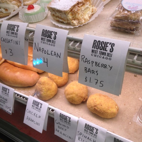 Photo taken at Rosie&#39;s West Town Deli by Temple S. on 3/6/2014