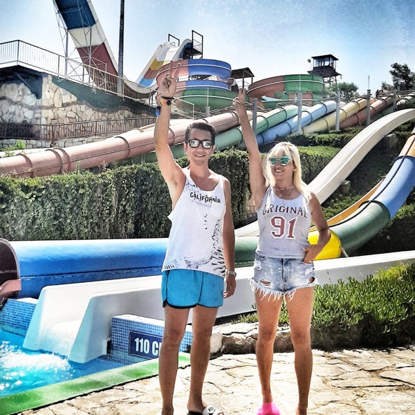 Photo taken at Bodrum Aqualand by Neşe T. on 8/3/2019