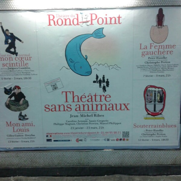 Foto diambil di Théâtre du Rond-Point oleh Florent D. pada 4/30/2013