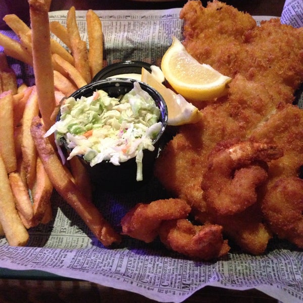 Photo taken at Batter&#39;D-Fried Boston Seafood by Mechele N. on 4/24/2013