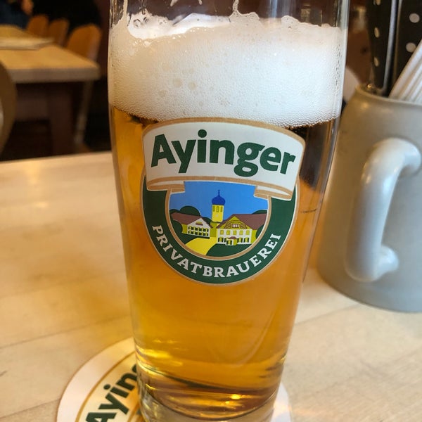 Photo taken at Ayinger Bräustüberl by OZ on 12/30/2018
