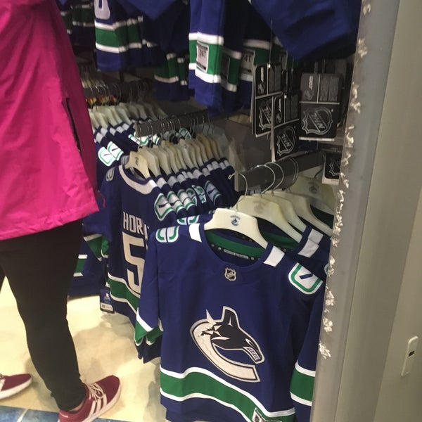 Vancouver Canucks Gear at the Canucks Store on Robson St.