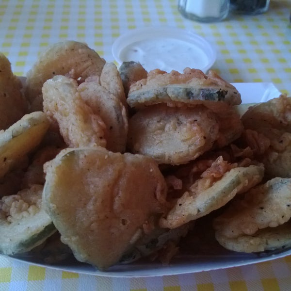 Try the fried pickles