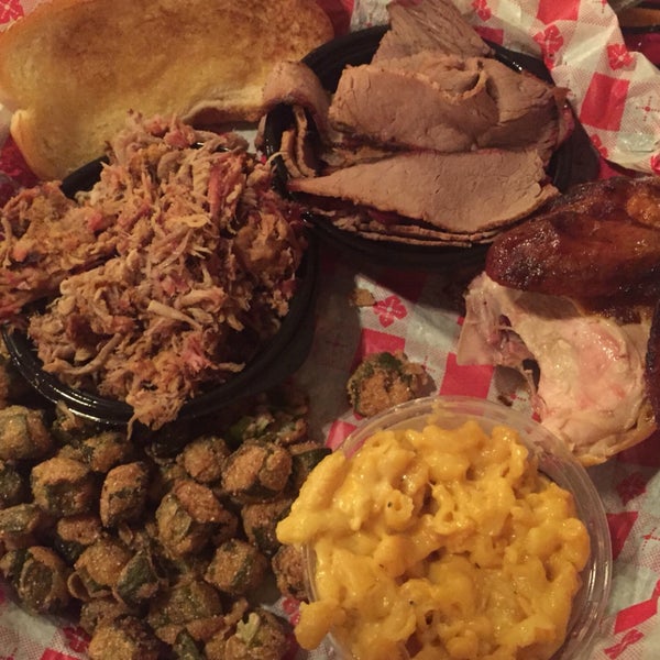 I had the brisket, pork, and chicken. Let me tell you, from the variety I had, everything is amazing.