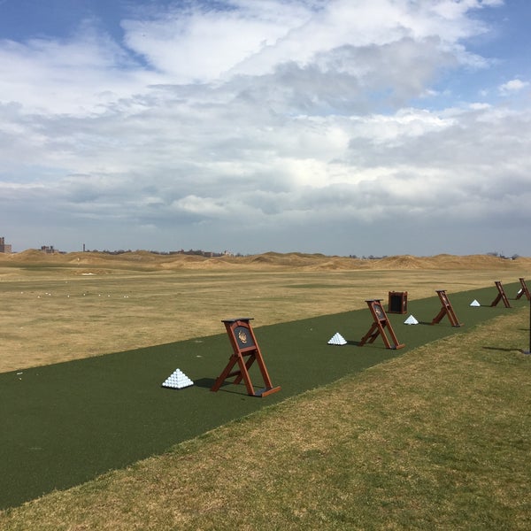 Photo taken at Trump Golf Links at Ferry Point by K O. on 3/25/2016