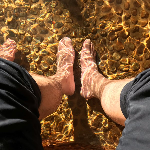 花見の足湯 Hanami Footbath 高山市 Gifu Prefektura