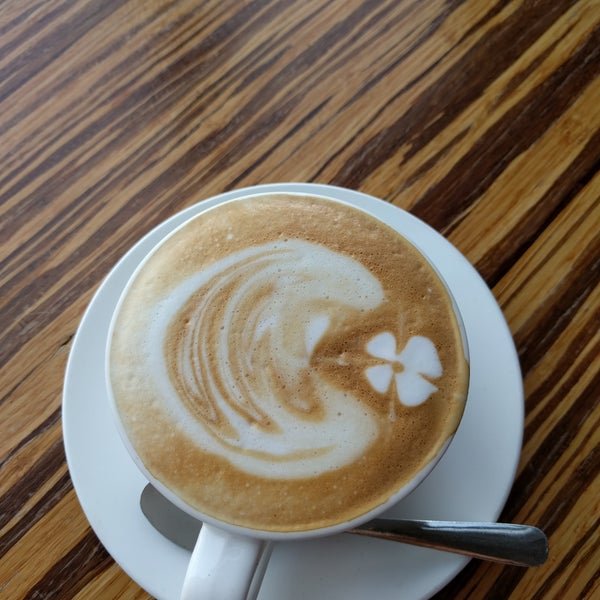 Cappuccino is on point here. Perfect milk foam and good flavor on the Kaladi Brothers beans
