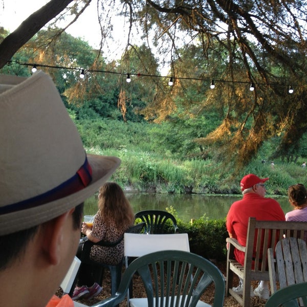 Photo taken at Beese&#39;s Riverside Bar &amp; Tea Gardens by Stephen S. on 7/19/2013