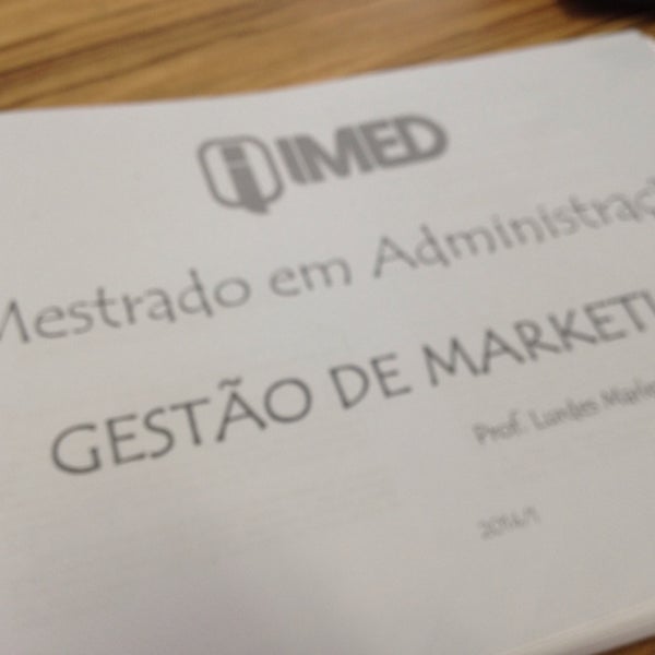 Foto tirada no(a) IMED - Faculdade Meridional por Marcelo S. em 5/7/2014