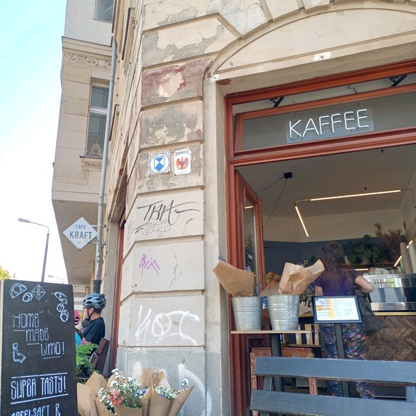 Photo taken at Kiez Kaffee Kraft by Mario B. on 6/26/2021