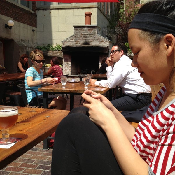 Photo taken at Victoire: A Belgian Beer Bar &amp; Bistro by Rachel B. on 5/20/2013