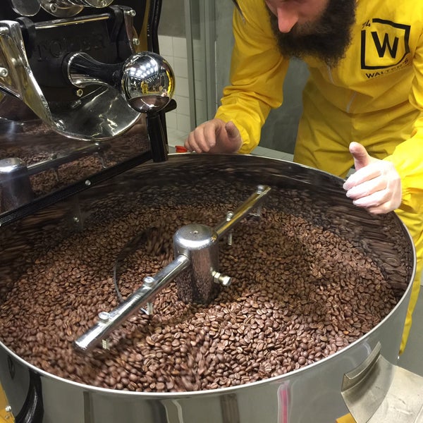 Photo taken at Walter&#39;s Coffee Roastery by denizdotcom on 4/18/2015