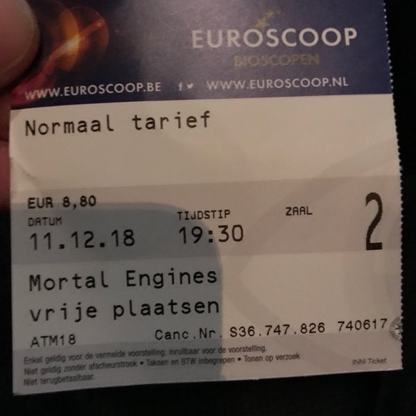 Photo taken at Pathé Euroscoop by Bas V. on 12/11/2018