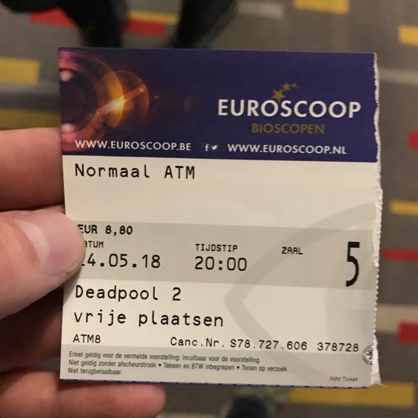 Photo taken at Pathé Euroscoop by Bas V. on 5/24/2018