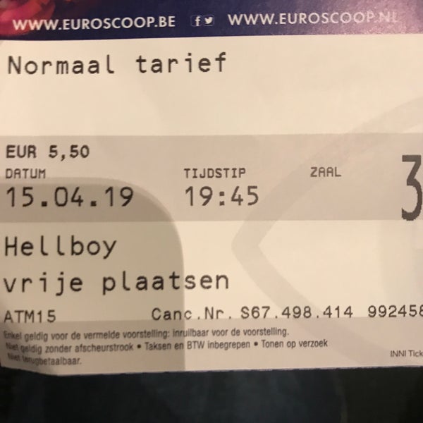 Photo taken at Pathé Euroscoop by Bas V. on 4/15/2019