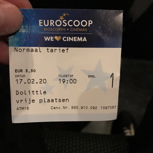 Photo taken at Pathé Euroscoop by Bas V. on 2/17/2020