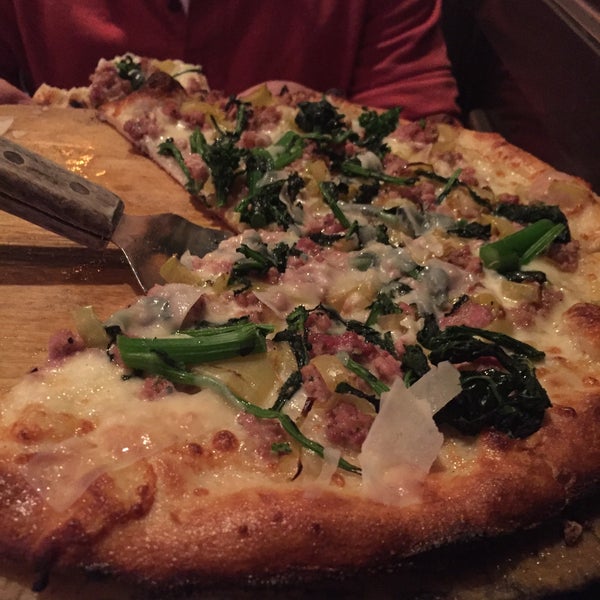 Photo taken at Rocco&#39;s Wood Fired Pizza by Marie F. on 5/8/2016