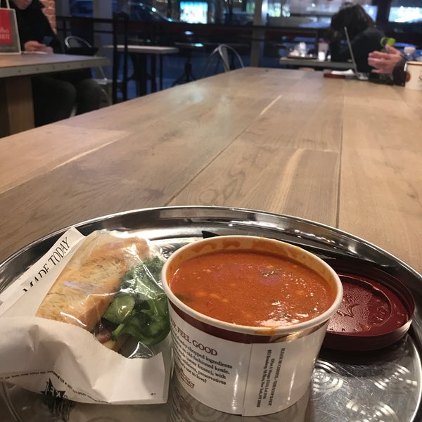 Photo taken at Pret A Manger by Marie F. on 1/18/2018