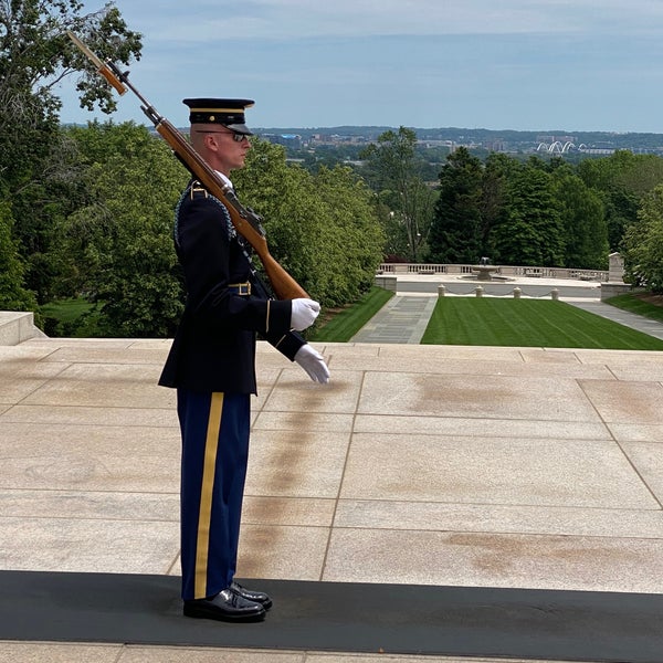 Photo taken at Tomb of the Unknown Soldier by Christopher T. on 5/23/2022