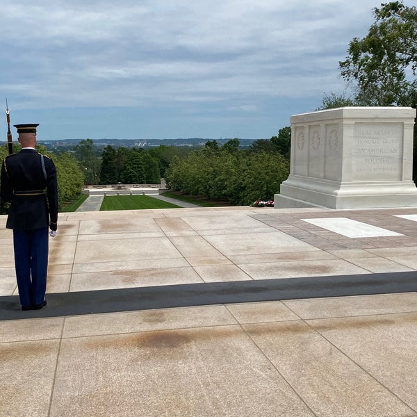 Photo taken at Tomb of the Unknown Soldier by Christopher T. on 5/23/2022