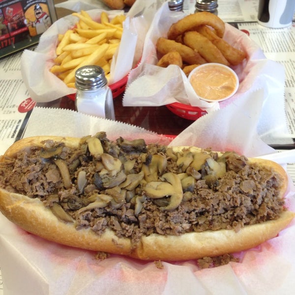 Mushroom Cheesesteak! Place has a great selection of sandwiches