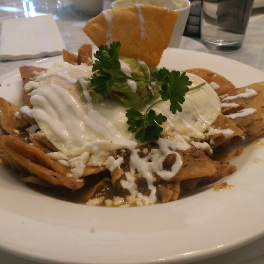 The hangover chilaquiles are on point. I can never eat the whole thing though.