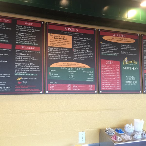 Burrito Boy Taqueria Mexican Restaurant in West Eugene