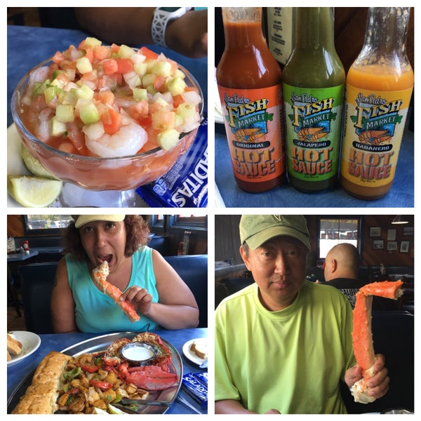 Das Foto wurde bei Crusty Crab Fish Market and Restaurant von Moon O. am 7/24/2016 aufgenommen