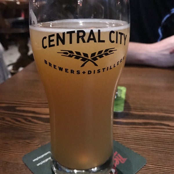 Photo taken at Central City Brew Pub by Karol R. on 2/18/2017