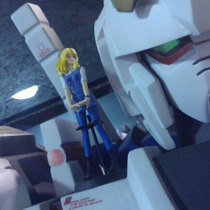 Photo taken at Gundam Planet by Ashley M. on 1/5/2013