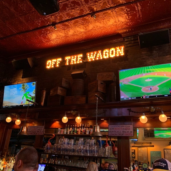 Foto diambil di Off The Wagon Bar &amp; Grill oleh Jeff W. pada 5/23/2019