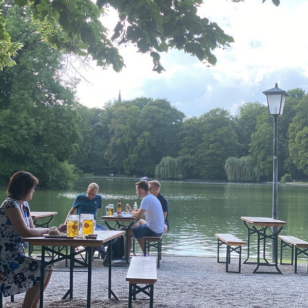 Photo taken at Seehaus im Englischen Garten by Mohammed 🇶🇦 on 7/19/2021