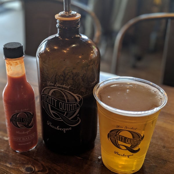 Photo taken at Mighty Quinn&#39;s BBQ by Jon on 5/3/2019