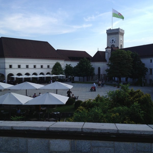 Photo taken at Ljubljana Castle by Sam A. on 7/4/2013