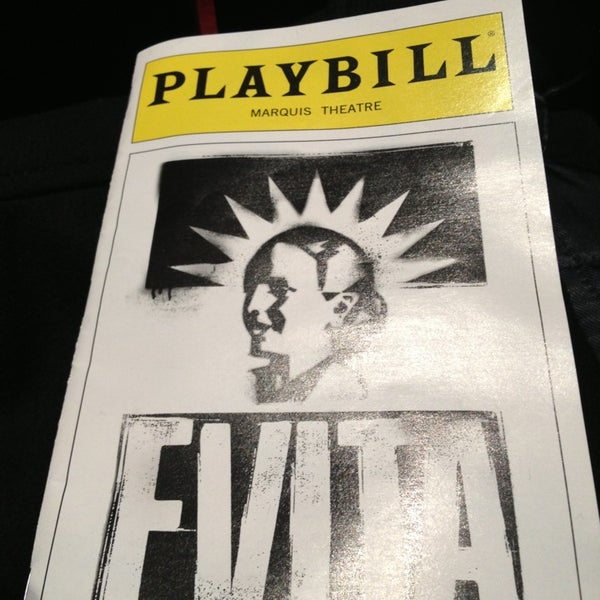 Photo taken at Evita on Broadway by Kerry on 1/18/2013
