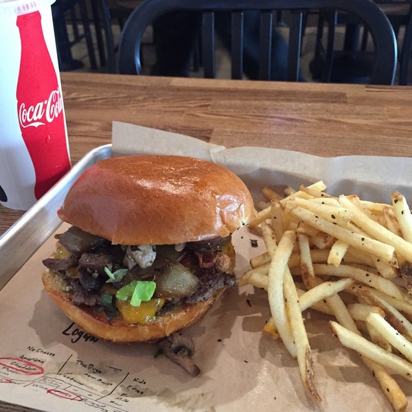 Photo taken at Dugg Burger by Logan D. on 3/31/2015