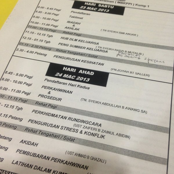 Hasani Kursus Kahwin