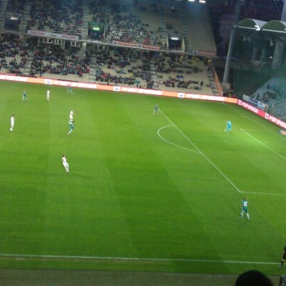 Photo taken at Gerhard Hanappi Stadium by M. B. on 10/7/2012