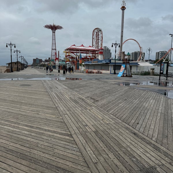 Photo taken at Coney Island Beach &amp; Boardwalk by Kyle P. on 9/25/2023