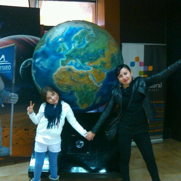 Photo taken at Planetario Universidad de Santiago de Chile by Natalia R. on 6/1/2013